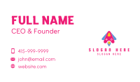 Blue And Pink Business Card example 4