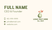 Organic Drop Natural Essence Business Card