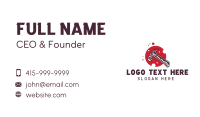 Tool Hammer Carpentry Business Card