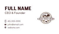 Bison Oklahoma Ranch Business Card Design