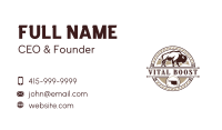 Bison Oklahoma Ranch Business Card Image Preview