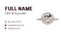 Bison Oklahoma Ranch Business Card Image Preview