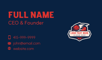 Basketball Tournament Badge Business Card