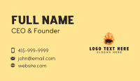 Flame Pig Barbecue Business Card