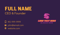 Graffiti Star Number 5 Business Card