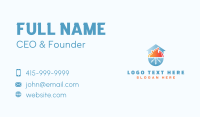 Heating & Cooling Home Business Card