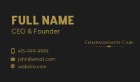 Deluxe Elegant Wordmark Business Card Design