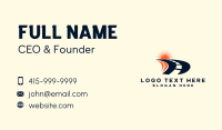 Logistics Road Highway Business Card