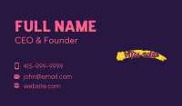 Skate Business Card example 2
