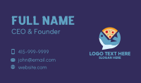 Seafood Shark Pizza Business Card Design