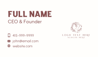 Natural Beauty Woman Business Card