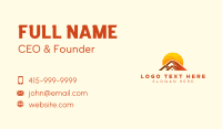 Sun Roofing Property Business Card Design