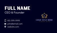 Regal Shield Crest Business Card