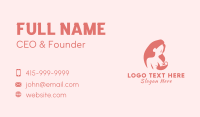 Pregnant Woman Business Card