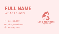 Pregnant Woman Business Card Design