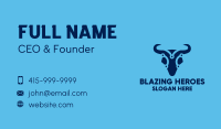 Digital Blue Bull Business Card Image Preview