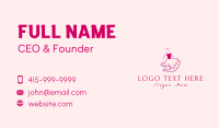 Fancy Woman Dress Business Card Design