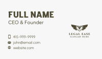 Owl Bird Sanctuary Business Card