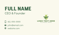 Greenhouse Grass Landscaping Business Card