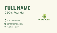 Greenhouse Grass Landscaping Business Card Image Preview