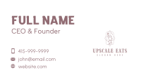 Artisanal Eco Florist Business Card Image Preview