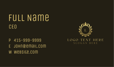 Regal Crown Royalty Business Card