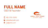 Orange Wolf Business Card example 3