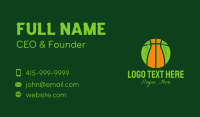 Eco Basketball Nature Business Card