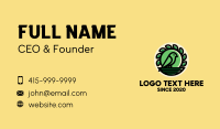 Green Bird Nest Business Card