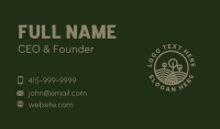 Trees Eco Lawn Care Business Card Design