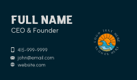 Sun Beach Wave Business Card