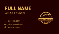 Luxury Car Detailing Business Card