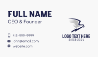 Minimalist Wild Eagle  Business Card