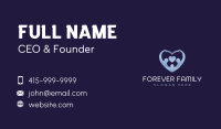 Heart Family Parenting Business Card Image Preview