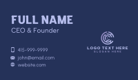 Digital Maze Puzzle Business Card