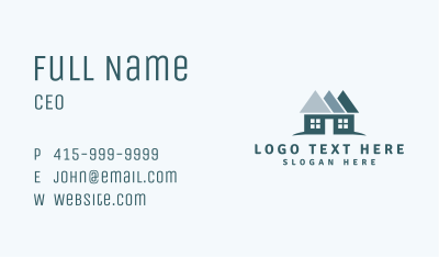 Residential House Realty Business Card Image Preview