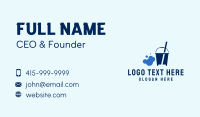 Cleaning Bucket Housekeeping Business Card