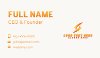 Thunder Power Electricity Business Card