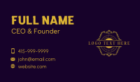 Luxury Ornamental Crest Business Card Design