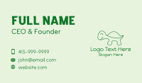 Happy Turtle Cartoon Business Card