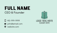 Geometric Star Skyscraper Business Card