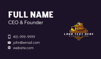Bulldozer Equipment Construction Business Card