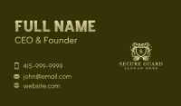 Lion Crest Shield Business Card