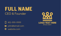 Golden Crown Loops Business Card