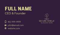 Candle Light Flame Business Card Design