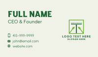 Rake Tool Gardening Business Card