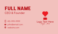 Heart Fashion Purse  Business Card Design