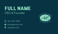 Organic Product Business Card example 1