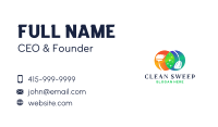 Cleaning Broom Dustpan Business Card Image Preview