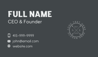 Generic Lettermark Badge Business Card Design